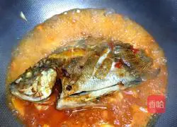 Illustration of how to make stuffed tilapia in tomato sauce 2