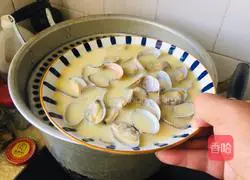 Illustration of how to make steamed clam eggs 4