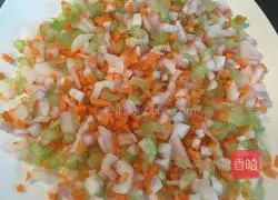 Illustration of three-color mashed potatoes 3