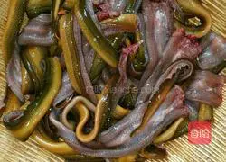 Illustration of how to soak ginger eel 2