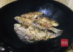 Illustration of braised wild crucian carp 3