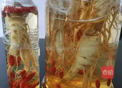 Illustration of how to make ginseng wine 7
