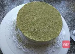 Illustration of how to make matcha mousse 15