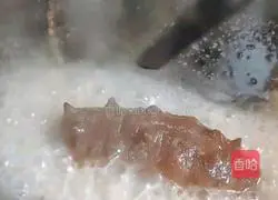 Illustration of how to cook sea cucumber with green onions 10