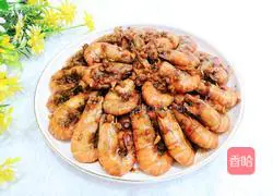  Illustration of how to make finger-sucking prawns with garlic and ginger 18