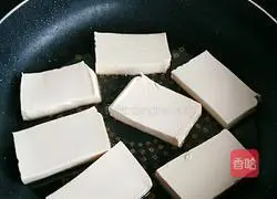Illustration of how to make homemade tofu with tomato sauce 2