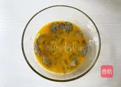 Shrimp, egg, fried leeks Practice illustration 4