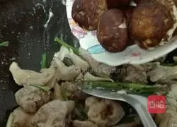 Illustration of how to make chicken stewed mushroom vermicelli 4