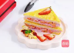 Afternoon Tea#Papaya Yoghurt Popped Sandwich#Recipe Illustration 11