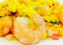 Illustration of how to make shrimp and eggs 4 