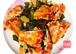 Illustration of how to make spicy flower crab 5