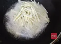 Illustration of how to make tomato sauce and shredded potatoes 2