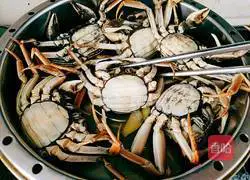 Illustration of how to make steamed crabs 7