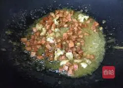 Illustrated recipe for curry spaghetti 10