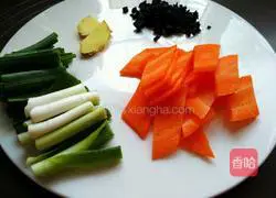 Illustration of the recipe of twice-cooked pork with soy sauce 1