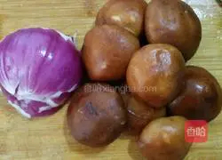 Illustration of how to make bacon mashed potato rolls 2