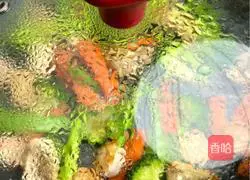 Illustration of how to make braised vegetables 5