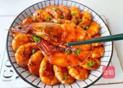 Recipe for Braised Prawns in Sauce Illustration 11