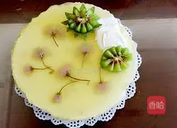 Pineapple Sakura Mousse Cake Recipe Illustration 8