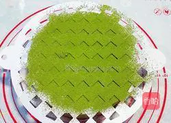 Matcha Mousse Cake Illustration of how to do it 15
