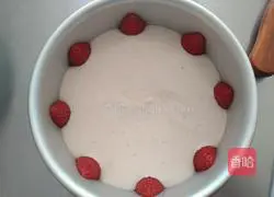 Strawberry cheese mousse Illustration of how to make Si cake 20