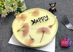 Illustration of how to make cherry blossom mousse 13