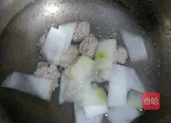 Winter Melon Roasted Meatballs Illustration of how to do it 3