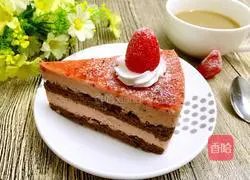 Strawberry Illustration of how to make mousse 11