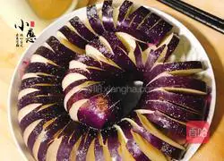 Illustration of how to make dragon eggplant on the rice plate 5