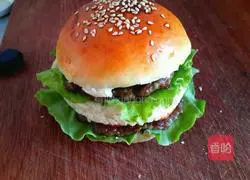 Three-layer beef burger recipe 11