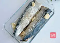 Illustration of grilled herring 4