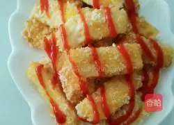 Illustration of how to make fried tofu with tomato sauce 5