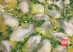 Oysters and fried eggs Practice illustration 9