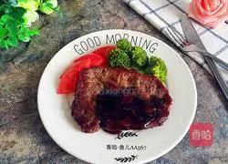 Illustration of how to make pan-fried steak 6