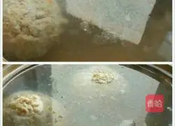 Illustration of how to make braised crab meat and lion head 12