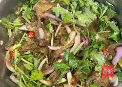 Illustration of how to make cold fish skin 8