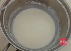 Illustration of how to make matcha jelly mousse 7