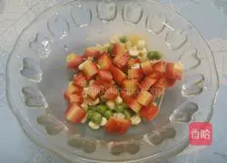 Illustration of three-color quinoa dumplings 3