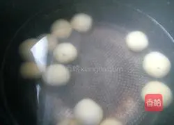 Illustration of how to make stuffed pumpkin glutinous rice balls 8