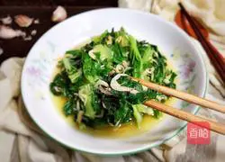 Illustration of how to make fried shrimps and cabbage 9