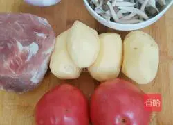 Illustration of the simple version of borscht soup 1