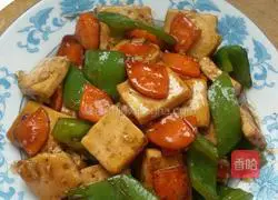 Illustration of making sweet and sour home-cooked tofu 9