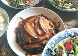 Illustration of how to make braised pork 13