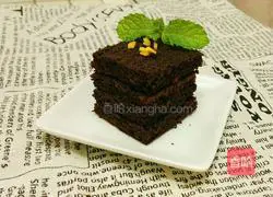 Illustration of how to make mellow chocolate cake 12