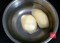 Mashed potatoes Illustration of how to make cakes 1