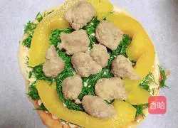 How to make mini pizza with fennel and beef (10 cm) 13