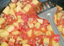 Illustration of the simple version of borscht soup 8