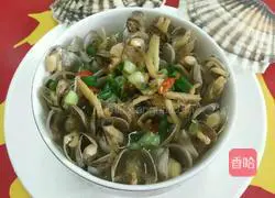 Steamed Illustration of how to make razor clams 4