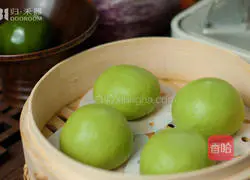 Q-boiled pork floss green dough-simple tutorial | Illustration 7 of how to make soft and glutinous rice balls