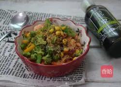 Quinoa, Shrimp and Vegetable Salad Illustration of how to do it 11